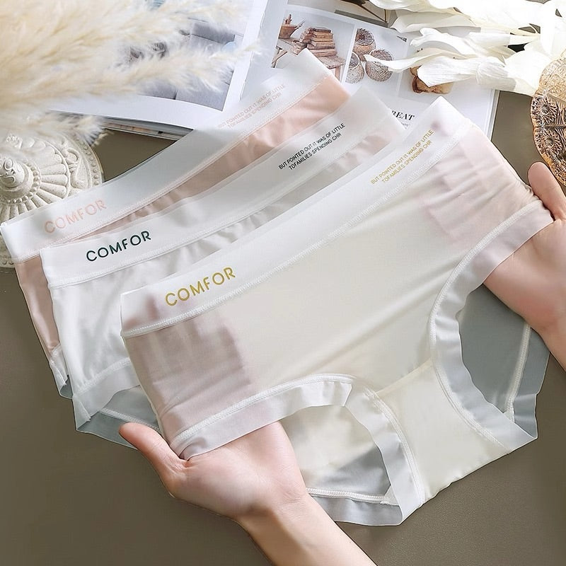 Seamless Ice Silk Thin Panties