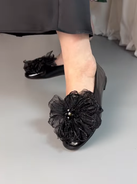 3D Large Flower Women Shoes
