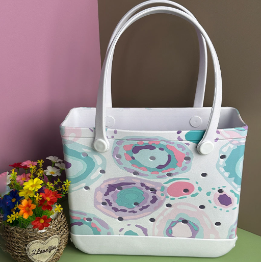 Printed Beach Tote Bag