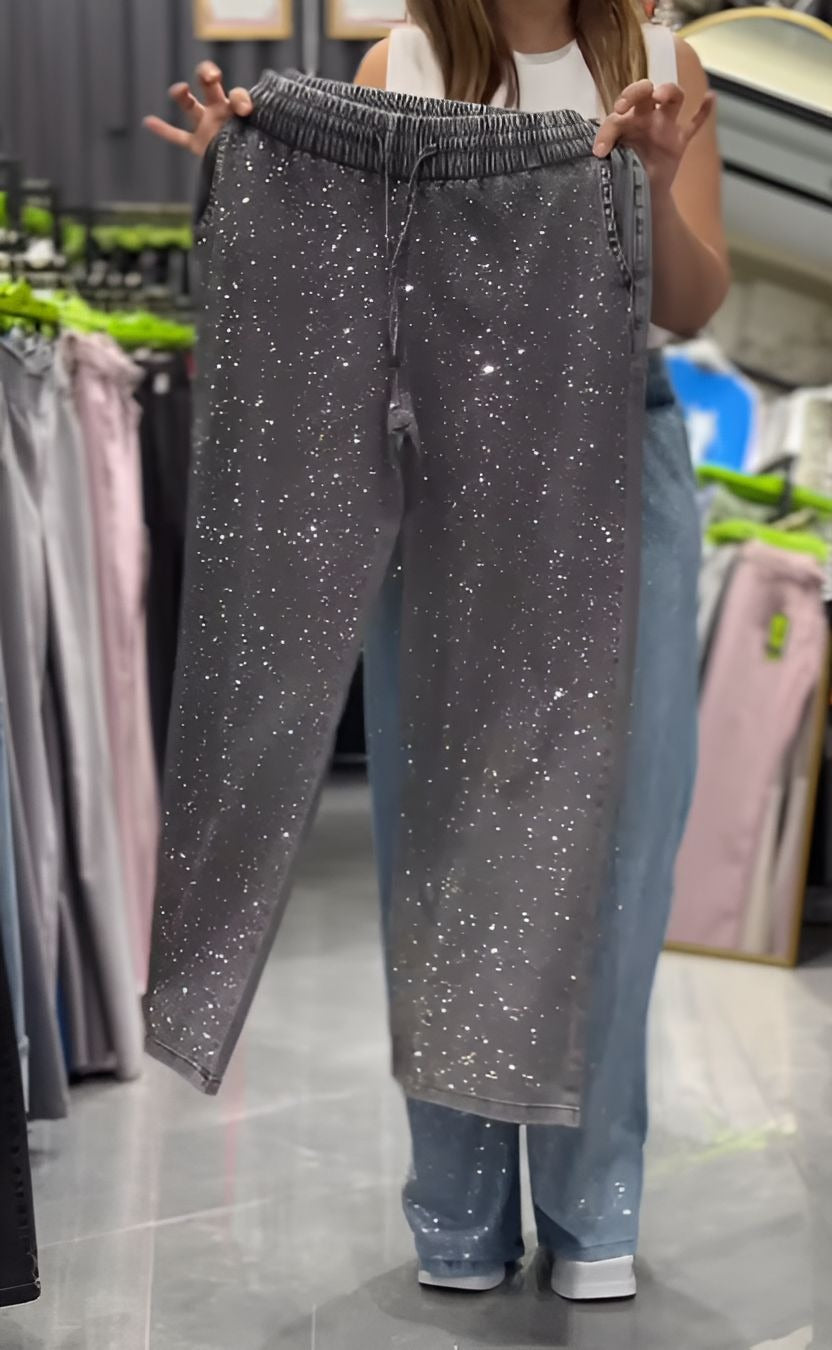 Sparkling Rhinestones Jeans