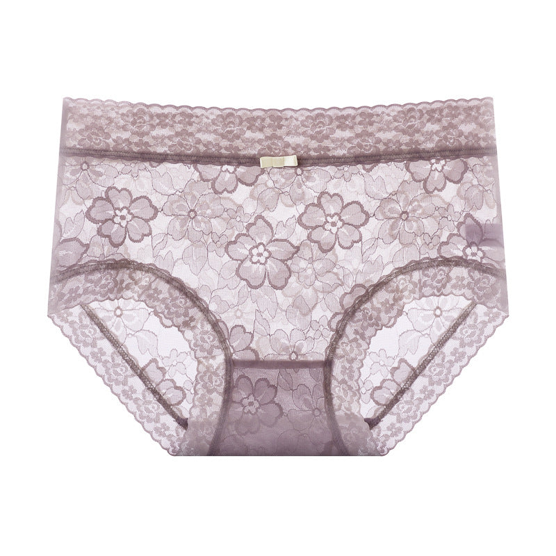 Summer Ultra-thin Flower Lace Panties