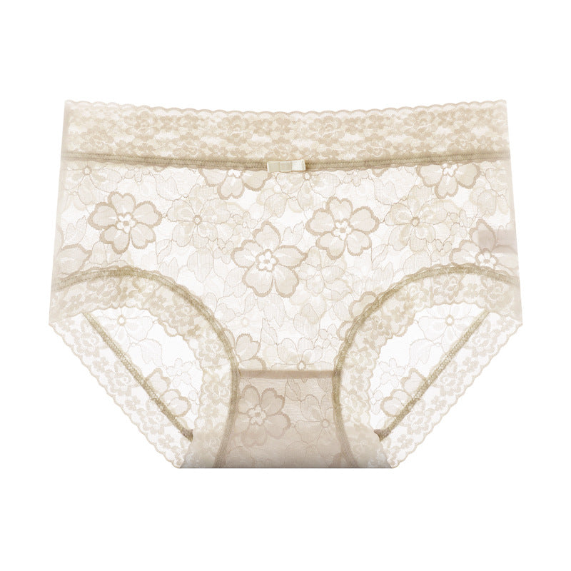 Summer Ultra-thin Flower Lace Panties