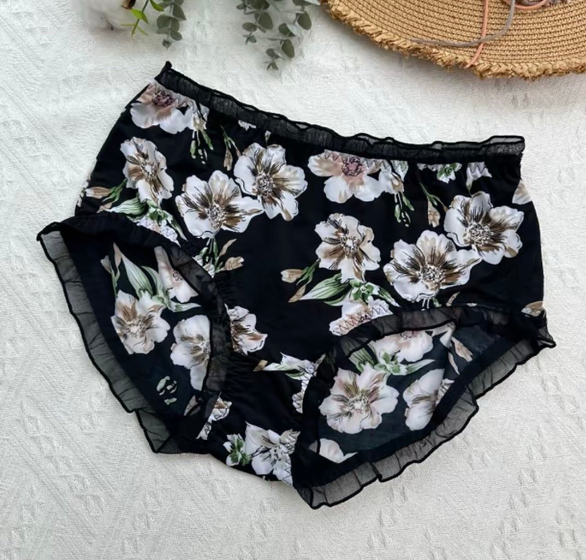 Plus Size Comfortable Women Printed Panties