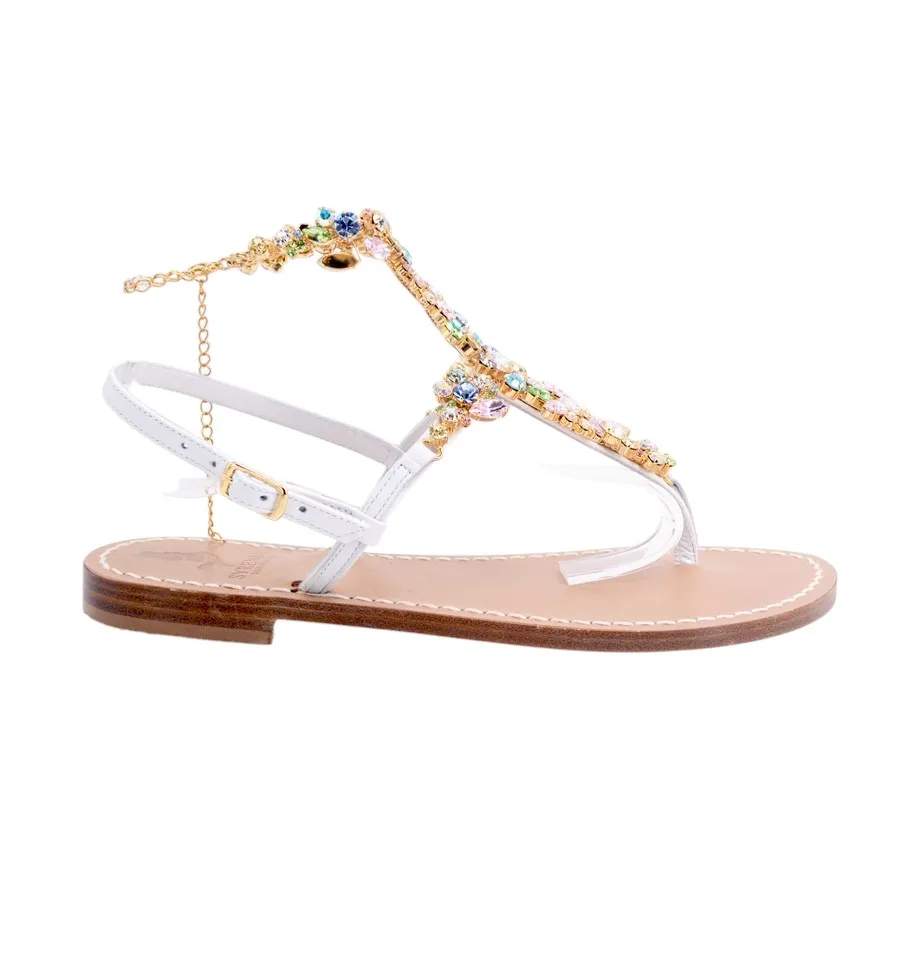 Colorful Rhinestone Sandals