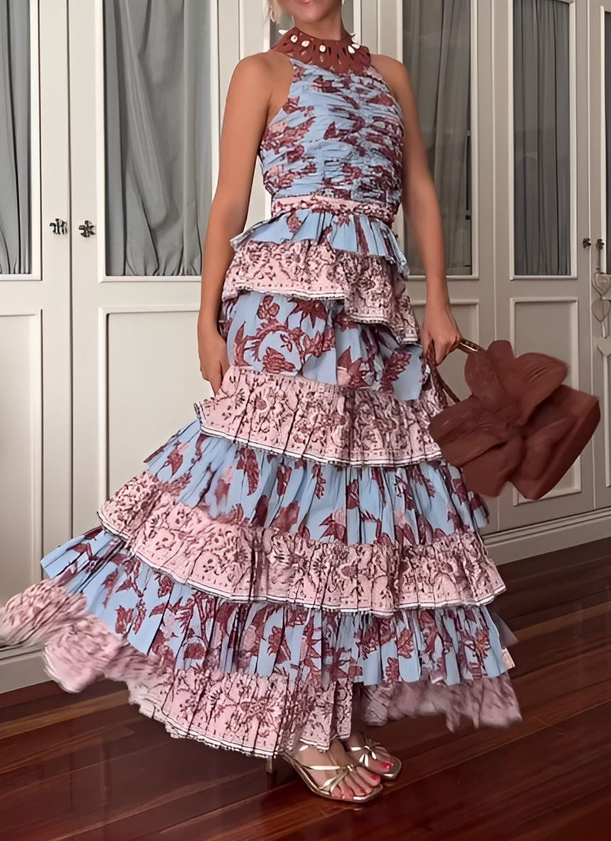 Printed Cake Dress