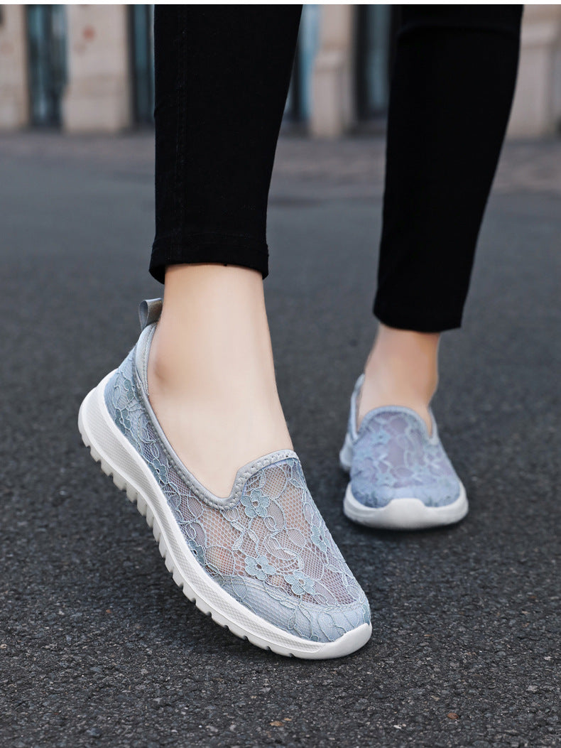 Lace Breathable & Comfortable Women Shoes