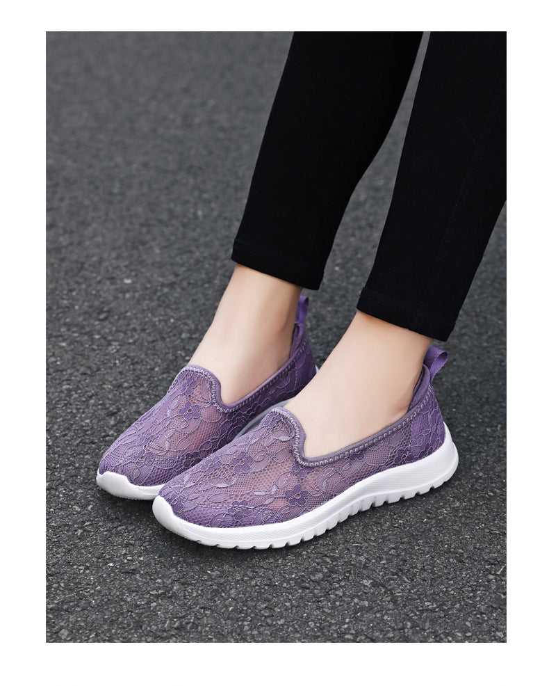 Lace Breathable & Comfortable Women Shoes