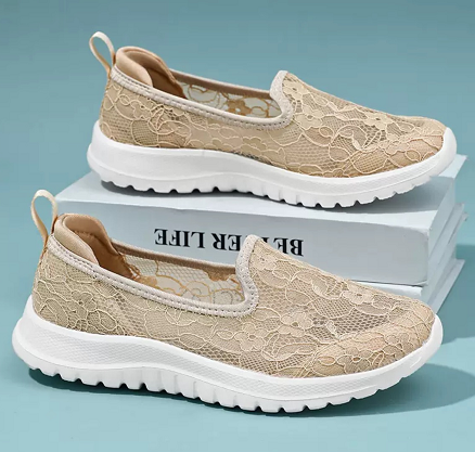 Lace Breathable & Comfortable Women Shoes