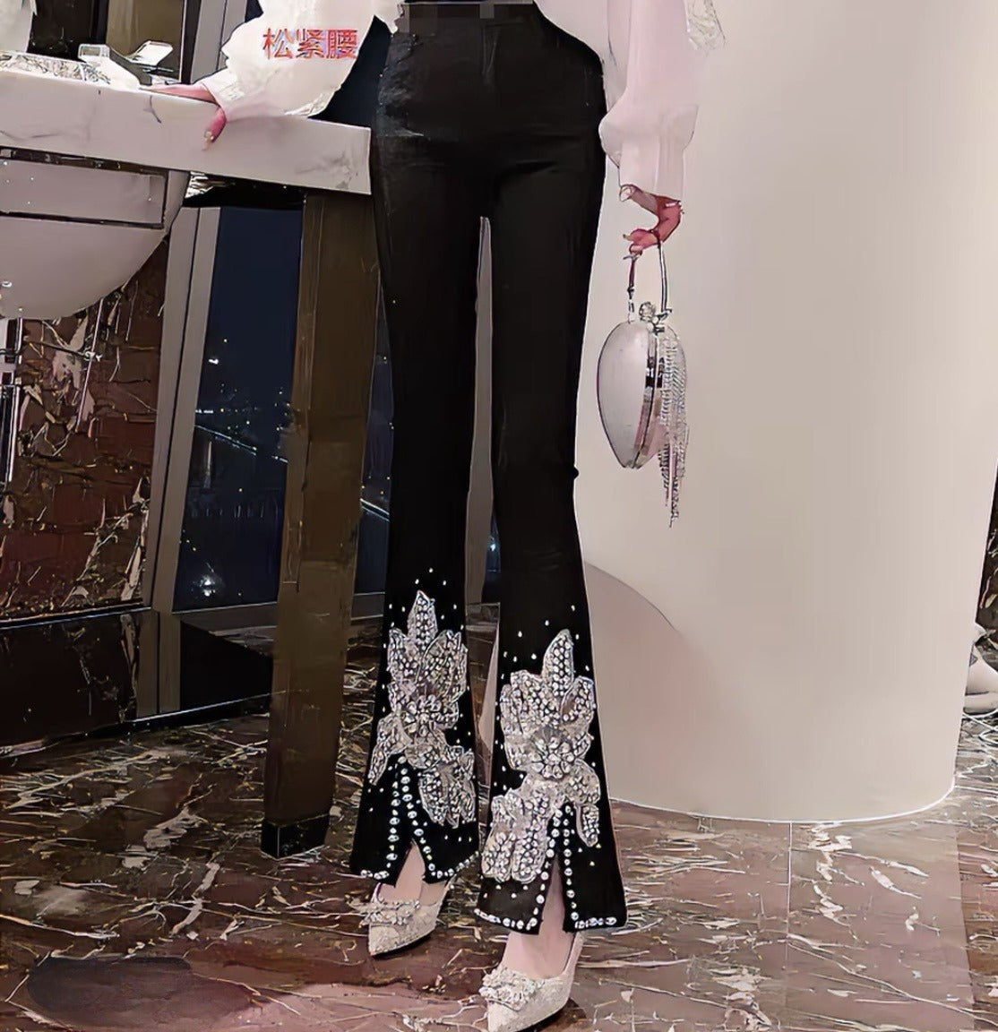Luxury Rhinestone Jeans