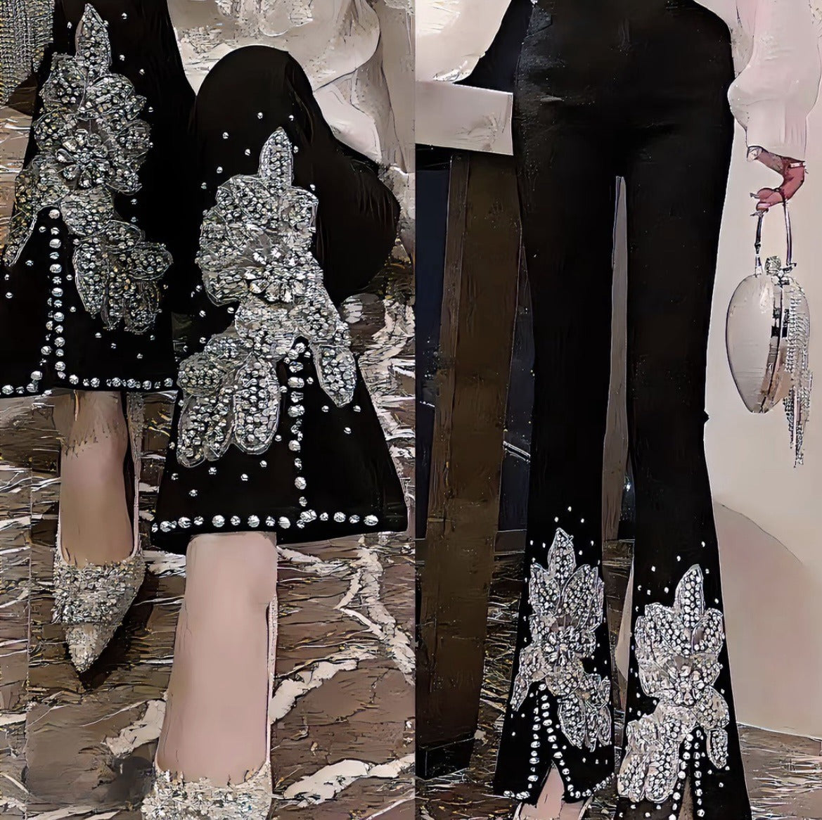 Luxury Rhinestone Jeans