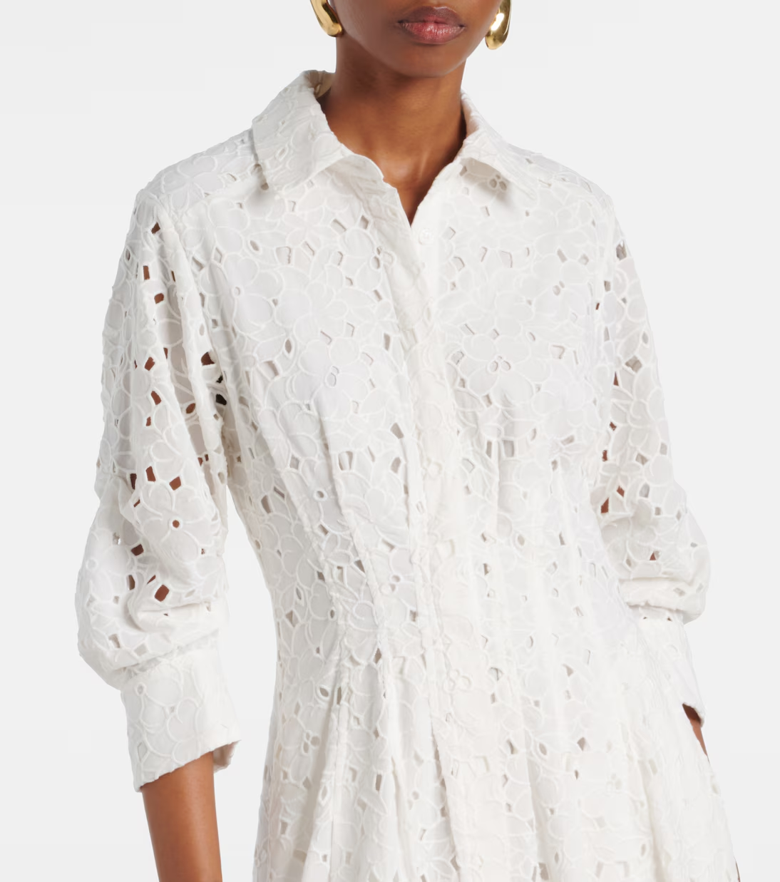 White Lace Long Dress