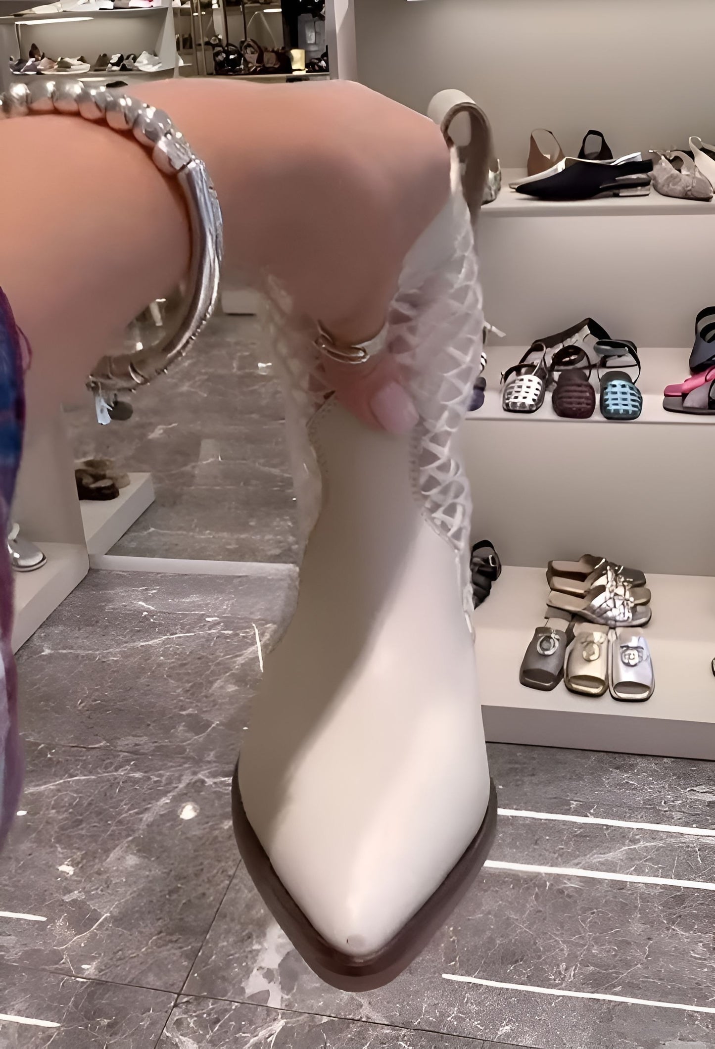 Summer Mesh Hollow Boots