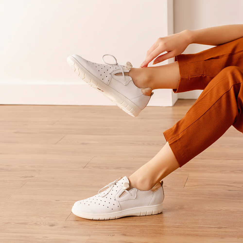 High Quality Leather Breathable Women Shoes
