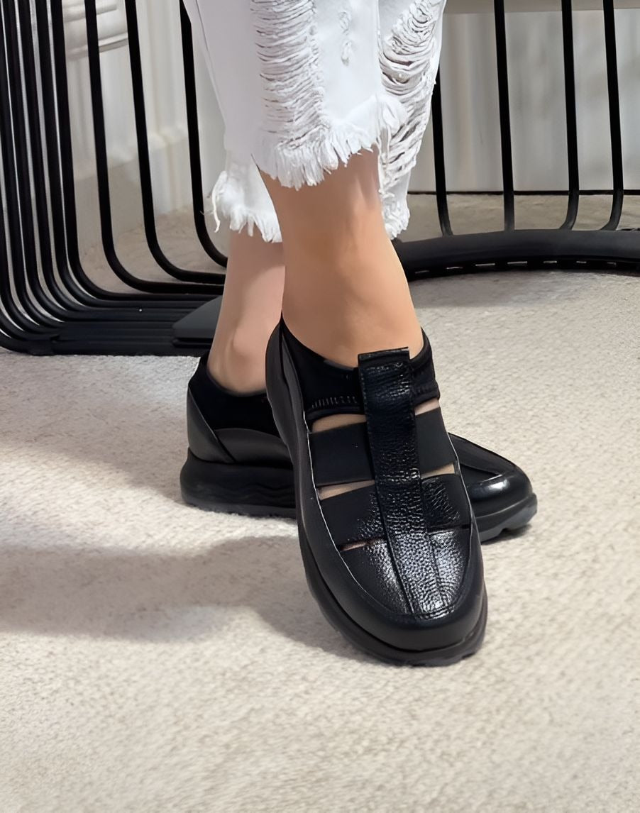 Premium Leather Platform Sandals