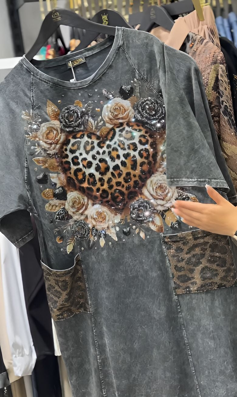 Casual Vintage Sequin Dress
