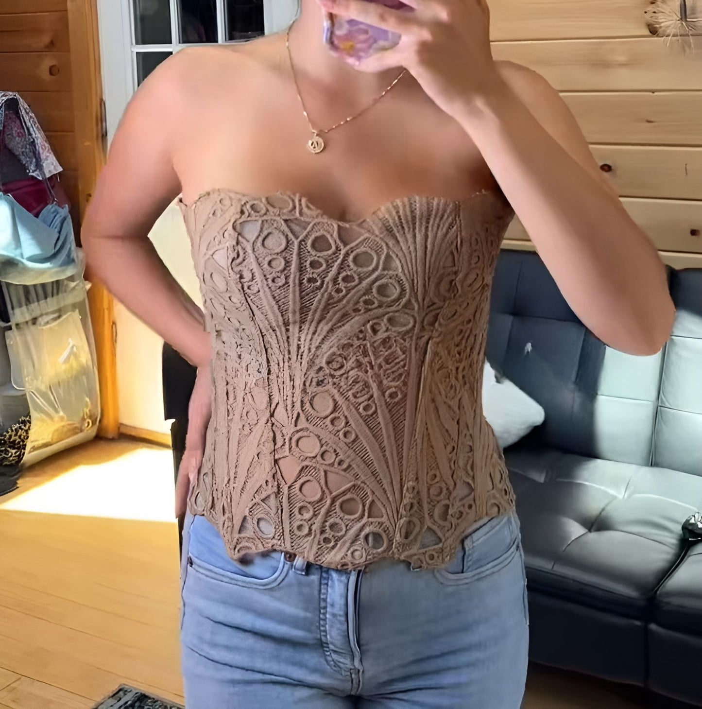 Lace Court Corset