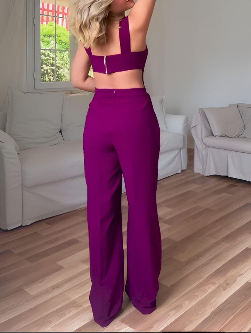 Sleeveless Casual Jumpsuit With Pockets