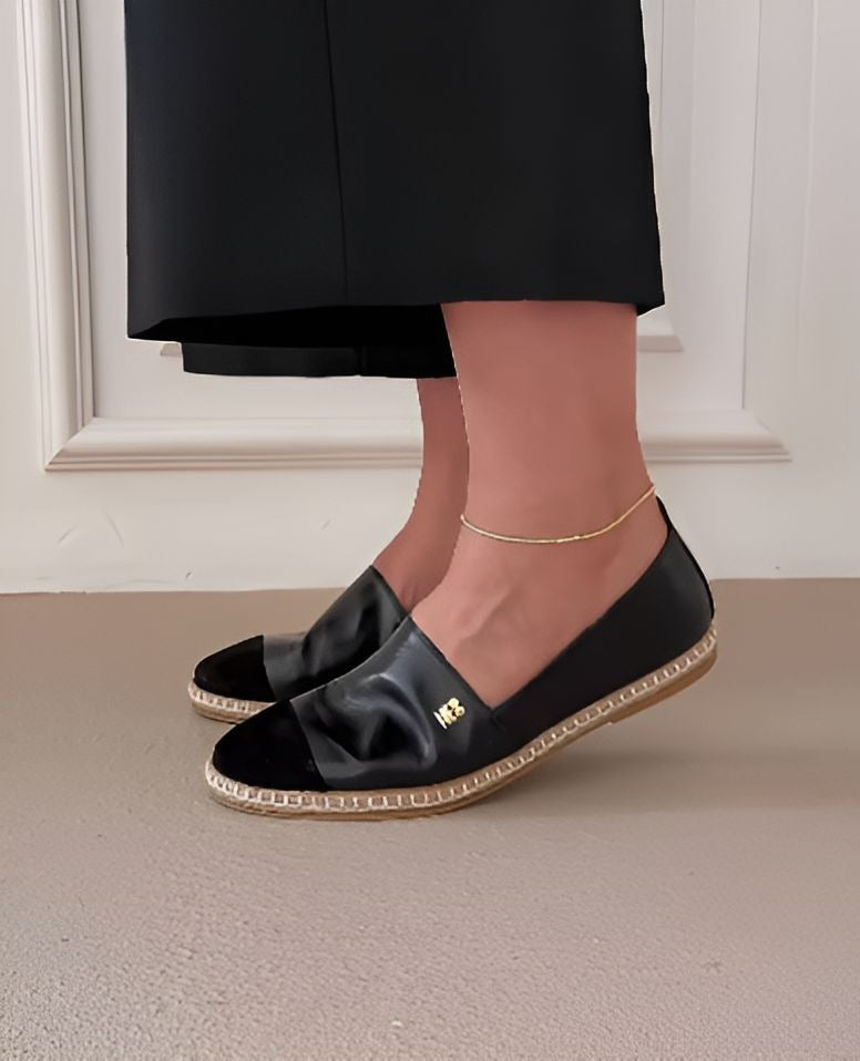 Black Soft Leather Slip-On Loafers