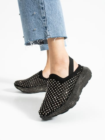 Sparkling Rhinestone Women's Sports Shoes