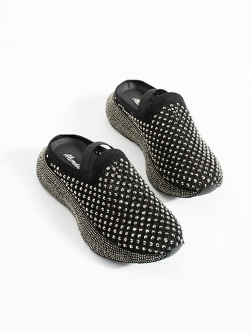 Sparkling Rhinestone Women's Sports Shoes