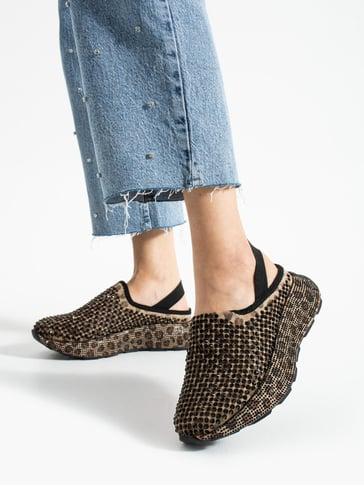 Sparkling Rhinestone Women's Sports Shoes