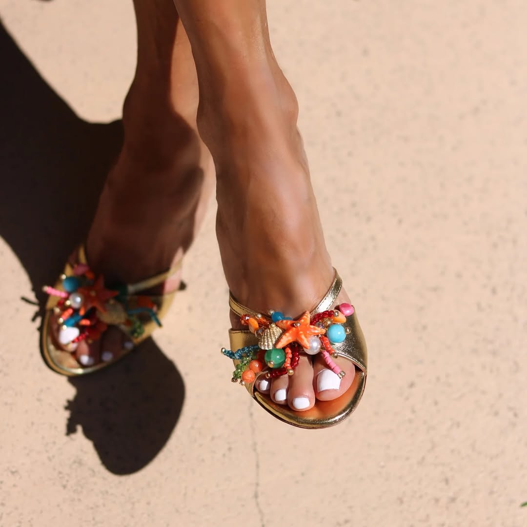 High Heels With Oceanic Pendants