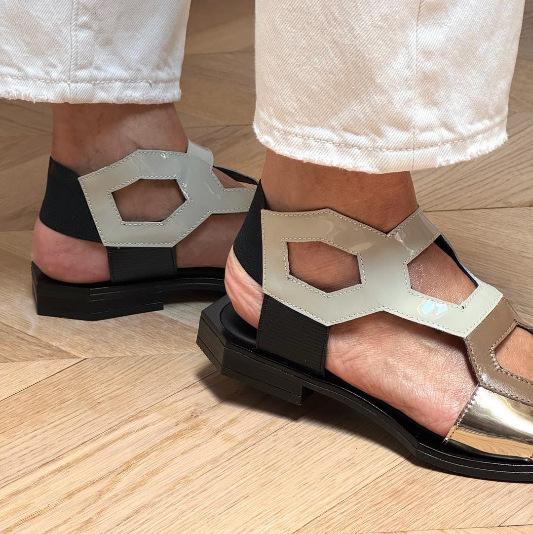 Geometric Design Sandals