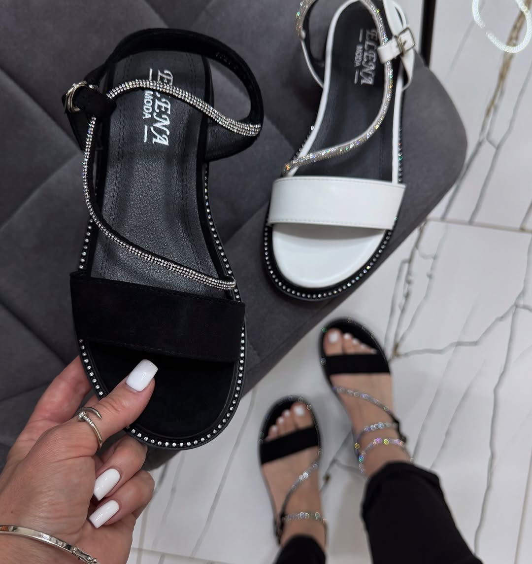 Sparkling Flat Sandals