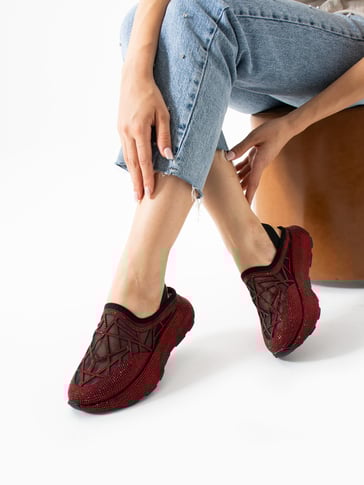 Sparkling Rhinestone Breathable Women Shoes