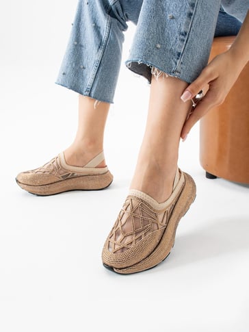 Sparkling Rhinestone Breathable Women Shoes
