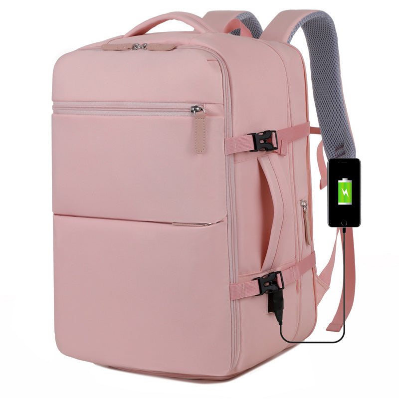Large capacity travel commuter backpack