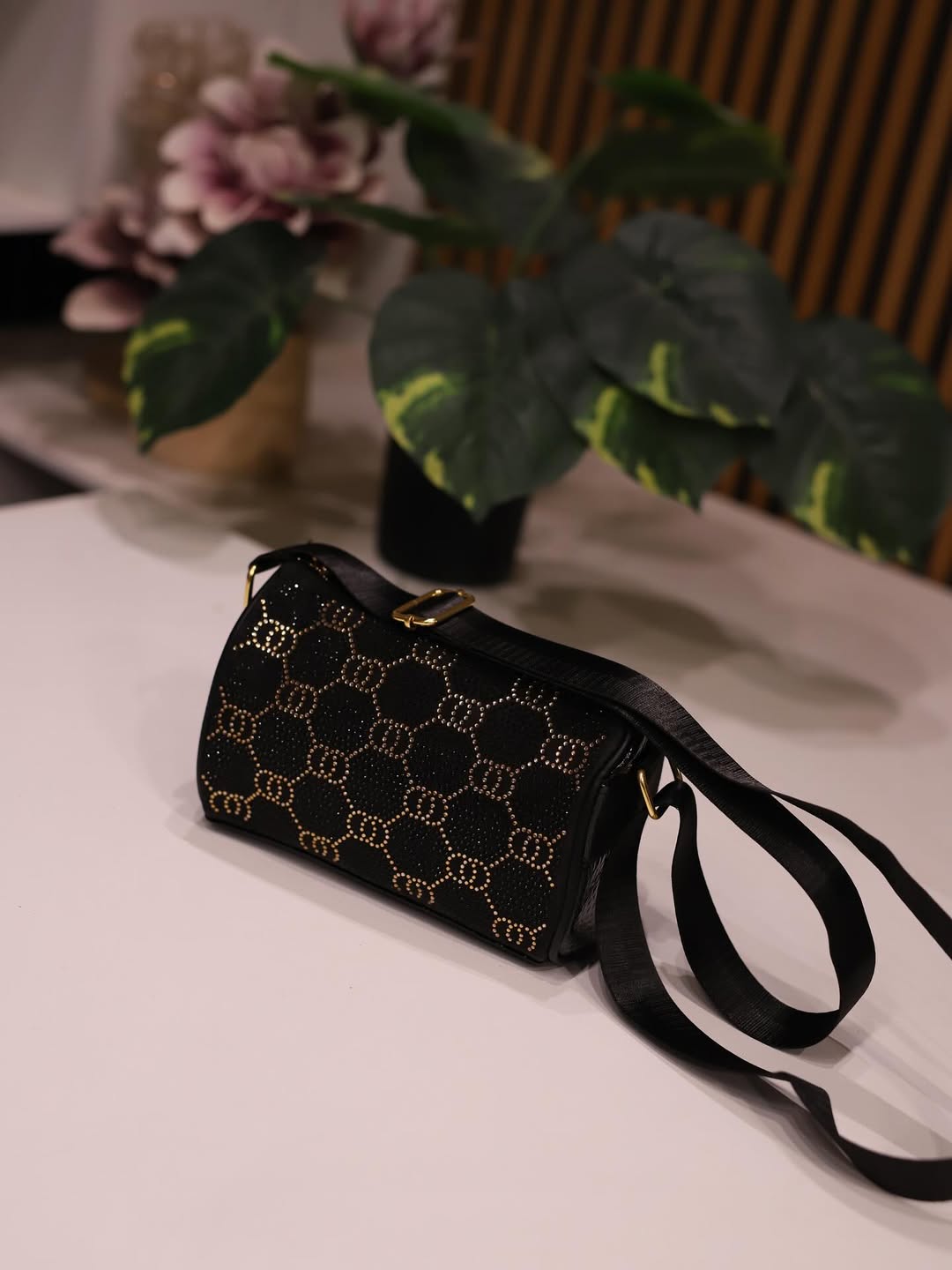 Black Versatile Texture Bag