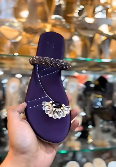 Sparkling Rhinestone Slippers