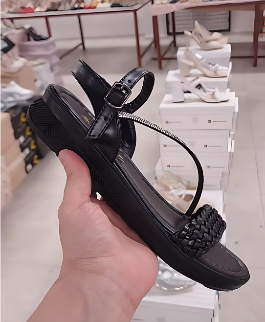 Sparkling Rhinestone Casual Sandals