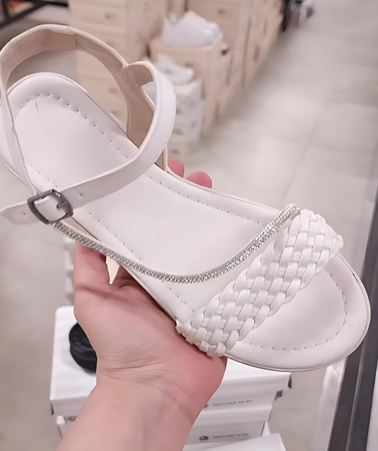 Sparkling Rhinestone Casual Sandals