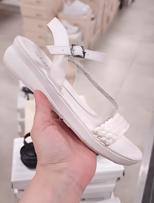 Sparkling Rhinestone Casual Sandals