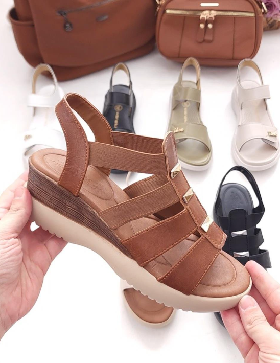 Braided Soft Leather Comfort Sandals