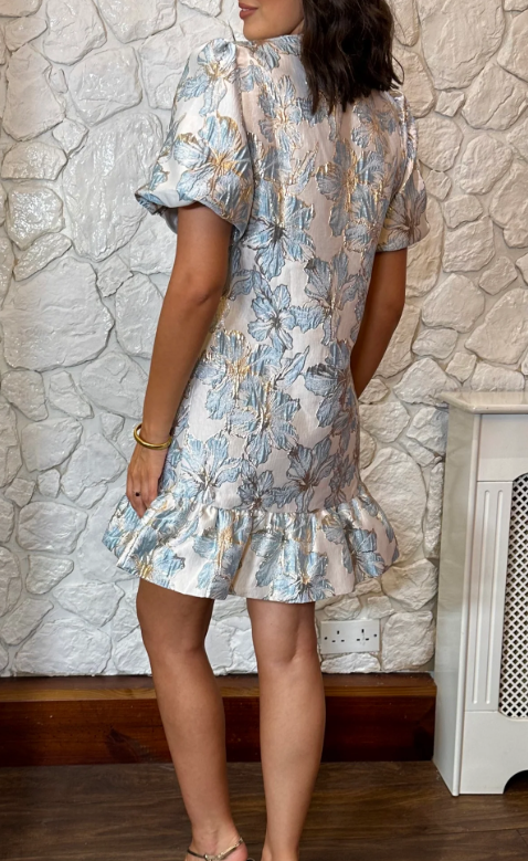 Blue Floral Dress