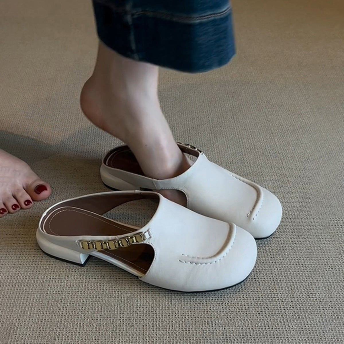 Black Casual Fashion Sandals