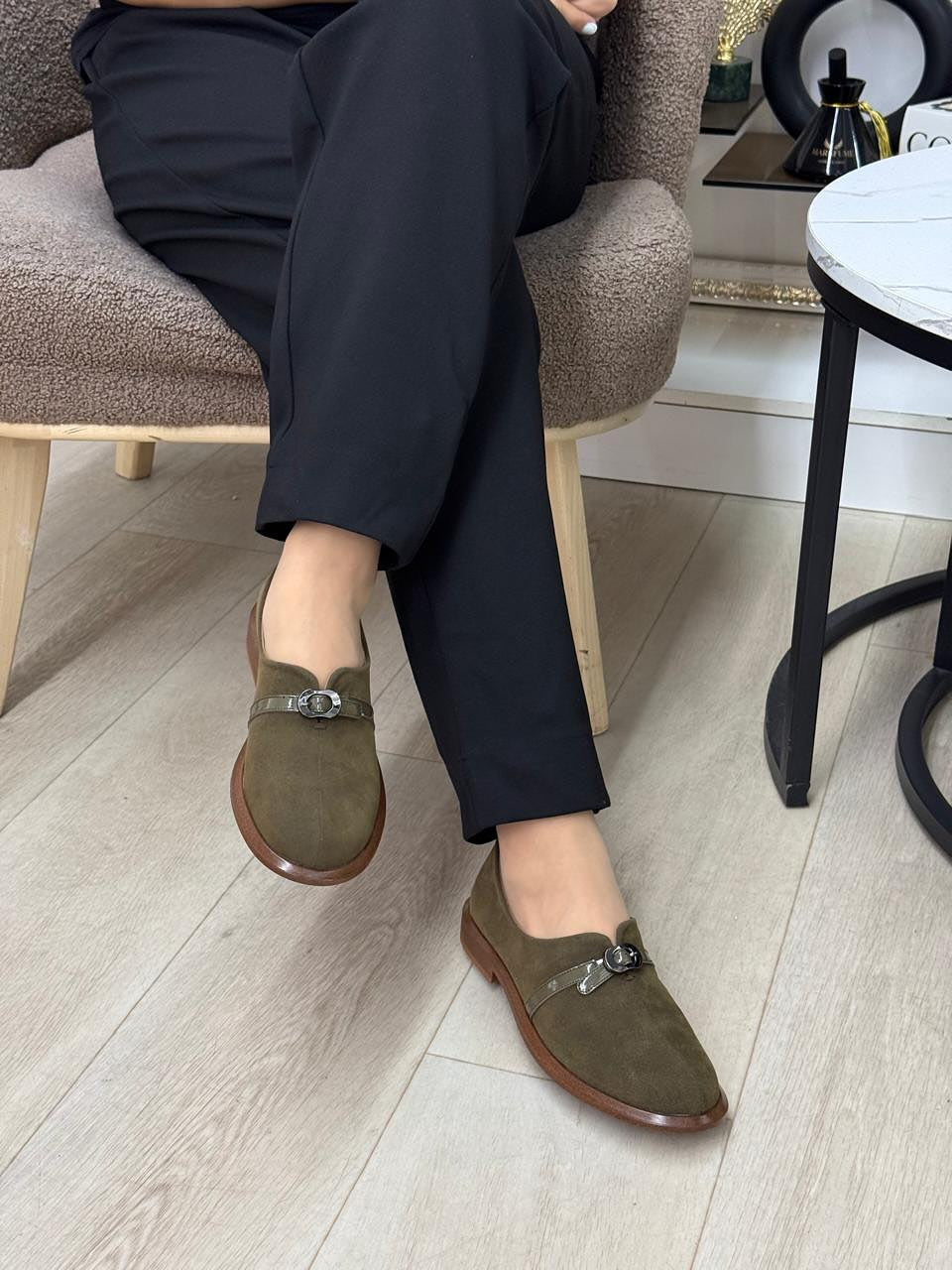 Women's Suede Slip-On Shoes