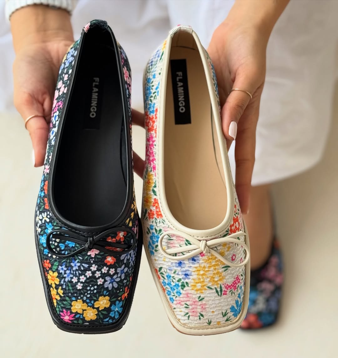 Colorful Printed Women's Flat Shoes