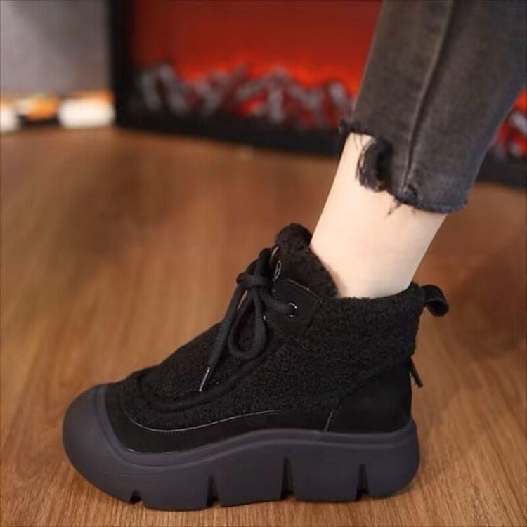Women's Comfortable Thick-Soled Fleece Shoes