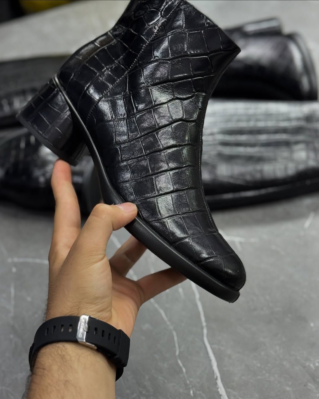 Women's Textured Ankle Boots