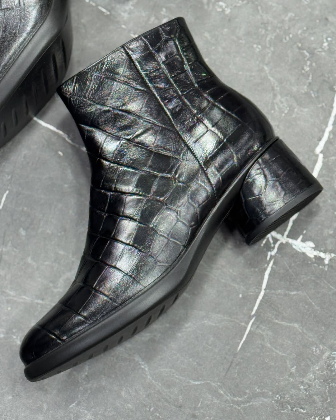 Women's Textured Ankle Boots