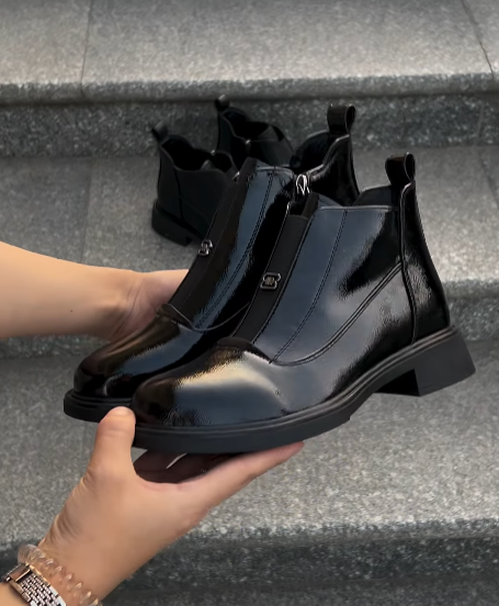 Women's Classic Soft Leather Ankle Boots