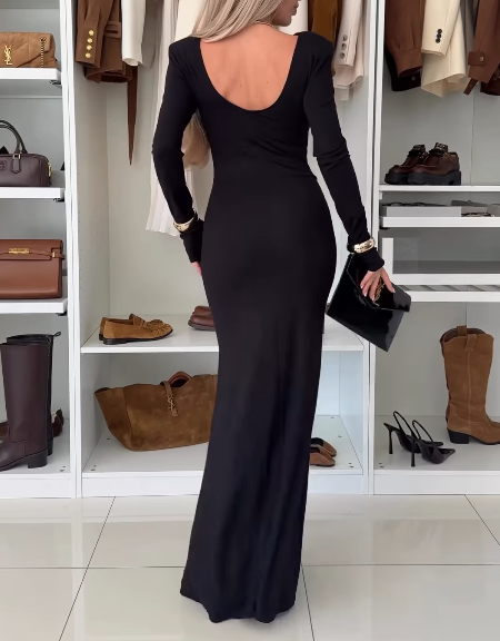 Women's Elegant Belted Dress