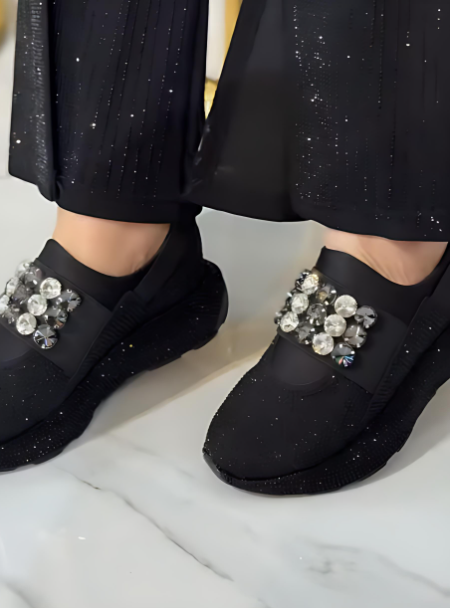 Sparkling Rhinestone Comfortable Women's Shoes