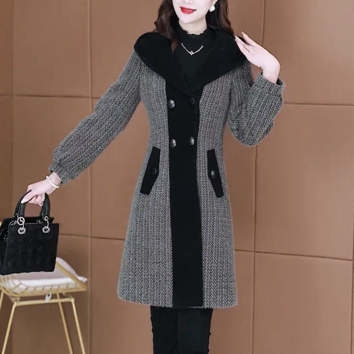 Women's Fleece-Lined Thickened Coat