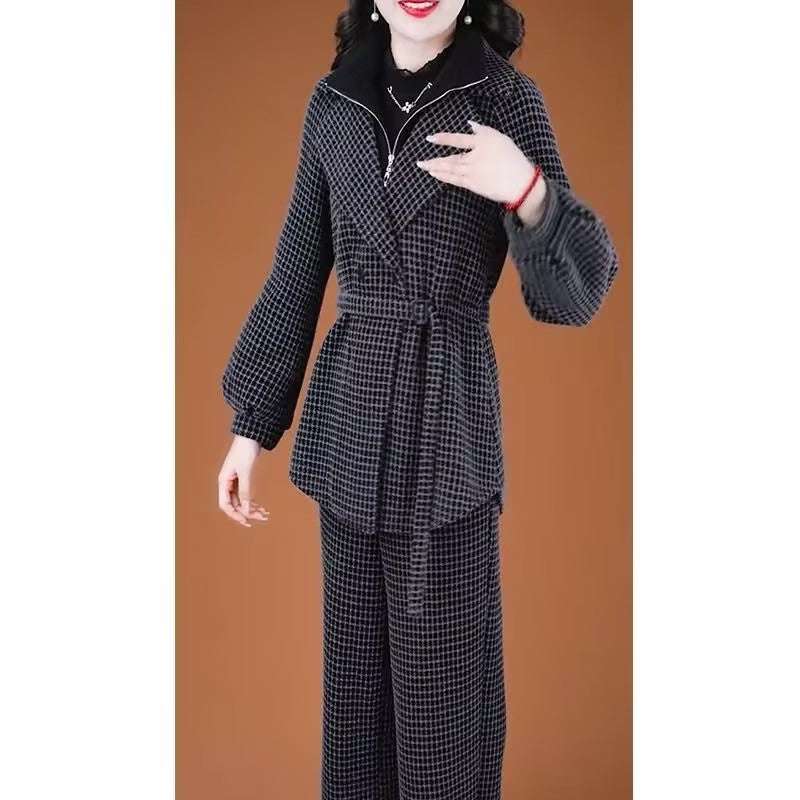 Women's Autumn/Winter Elegant Two-Piece Set