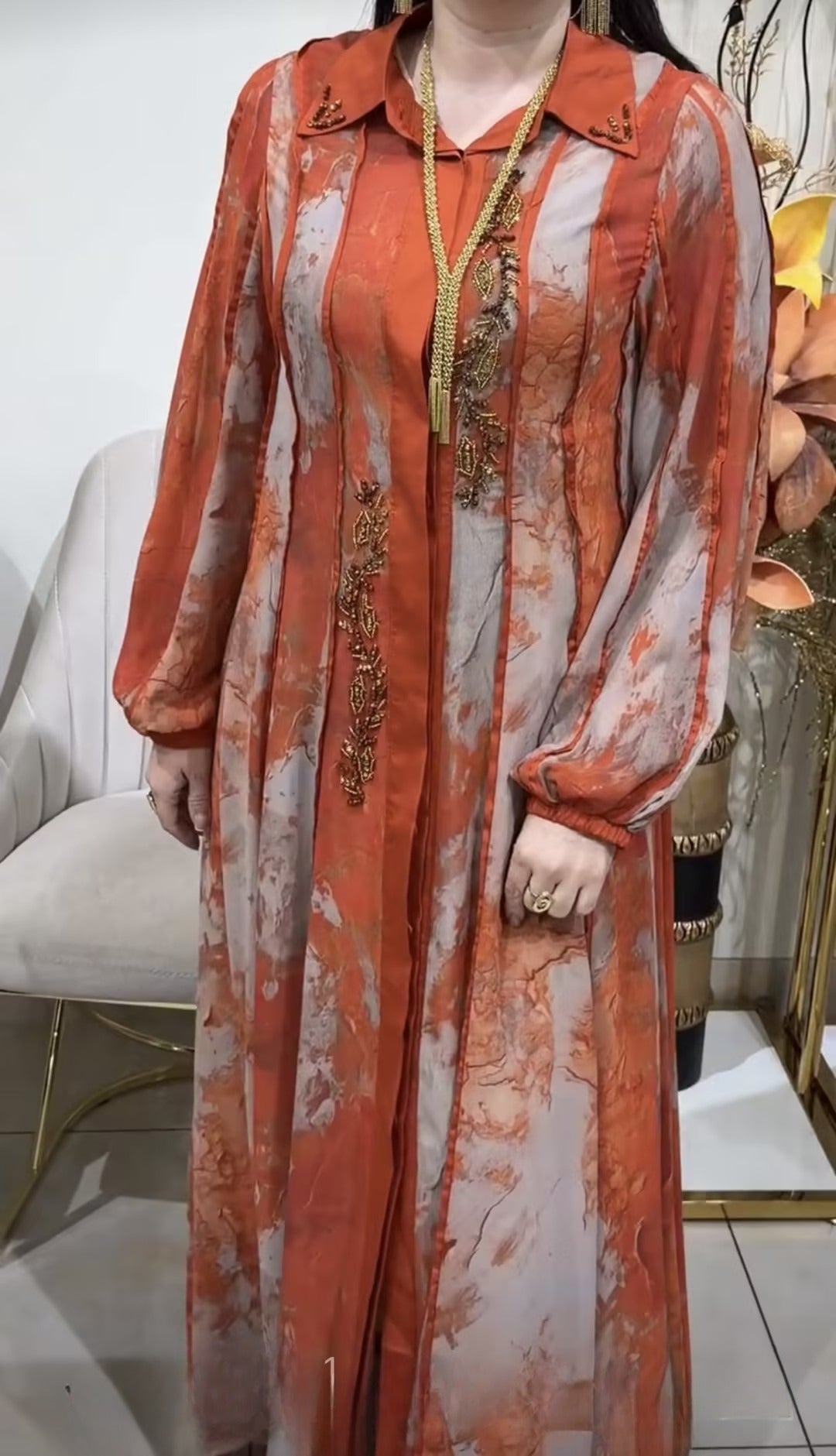 Women's Printed Maxi Dress